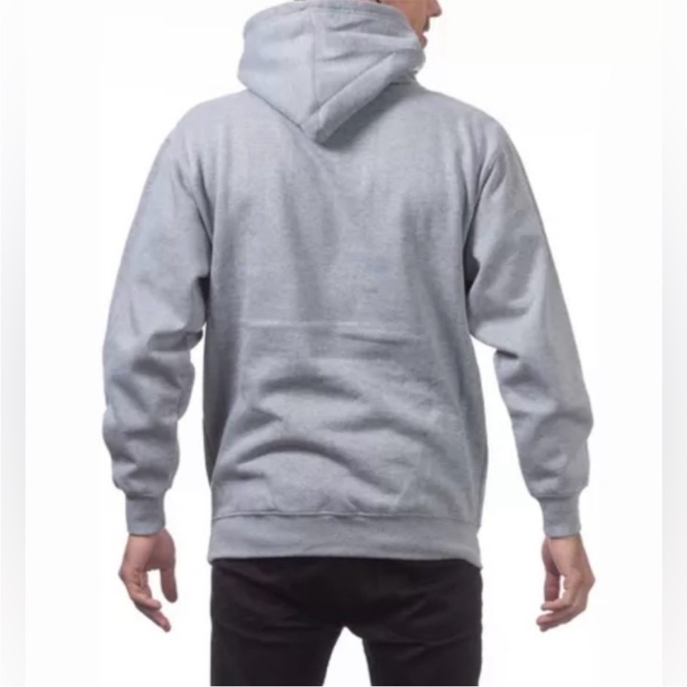 ATHLETIC WORKS GRAY HOODIE SWEATSHIRT - Picture 3 of 8